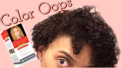 Formula contains conditioners and panthenol to improve moisture retention. HAIR COLOR FAIL?? | Color Oops on Natural Hair - YouTube