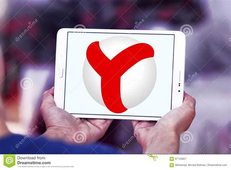 Maybe you would like to learn more about one of these? Yandex browser logo editorial photography. Image of ...