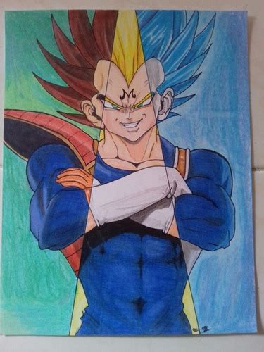 Encare lutas fantásticas nos melhores jogos do dragon ball z. Vegeta Y Goku Dibujos A Lapices De Colores | Mercado Libre