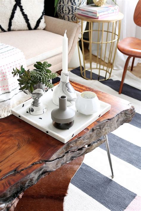 Styling your coffee table | creative decorating ideas. 40 DIY Coffee Table Ideas