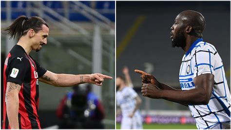 © inter romelu lukaku and zlatan ibrahimovic were booked following their exchange. Clash Ibrahimovic/Lukaku : Et si Zlatan était jaloux de ...