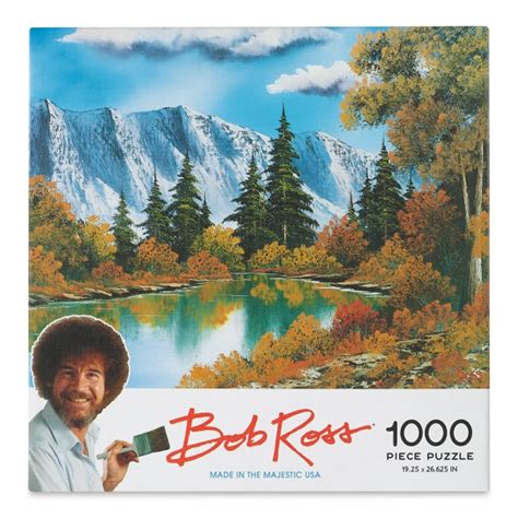 Like bob's teaching, we want our products to inspire individuals to kickback, relax, and exercise their creativity. Bob Ross Puzzle - BLICK art materials