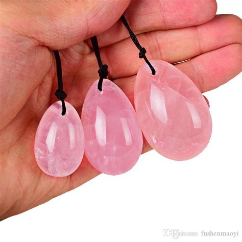 Advanced massage for experienced couples. 2020 Natural Crystal Rose Quartz Yoni Eggs For Woman ...