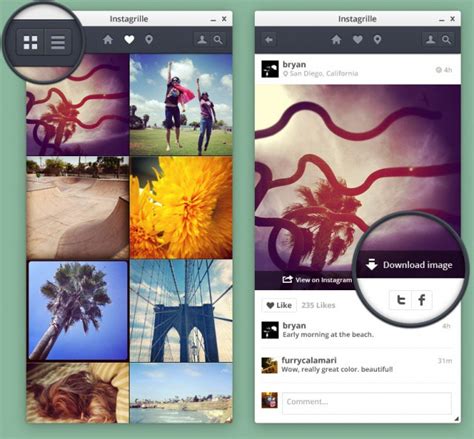 Each of them you can open in the original size, like it and comment, or download to your computer. Instagrille App Lets You Check Instagram On Your Windows ...