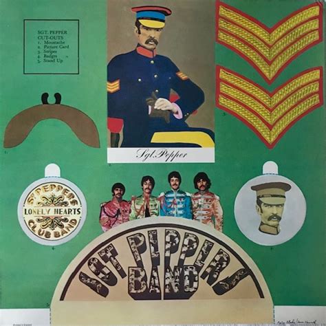 The beatles sgt pepper's 1st press parlophone emi mono uk lp 1967 pmc 7027 inner. Beatles - Sgt Peppers Lonely Hearts Club Band (LP ...