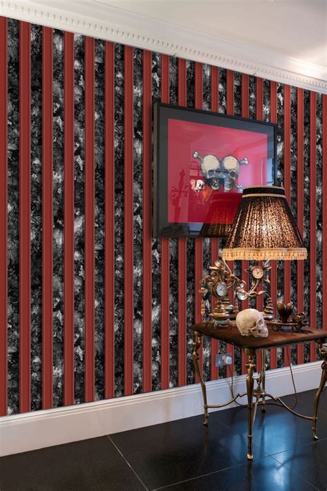 Black wallpapers are so versatile, that if you add it to any background, the. Magnus Gjoen x Feathr | Wallpaper modern, Black and red ...