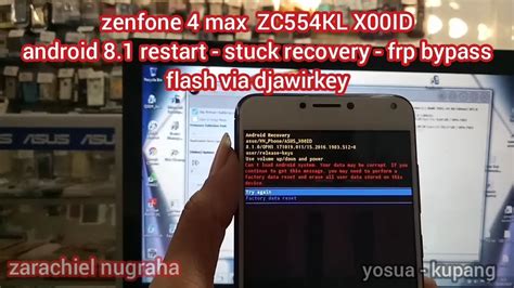 It is an untethered recovery, meaning it is permanent once you install it. Ichigeki: Asus X00hd Flash