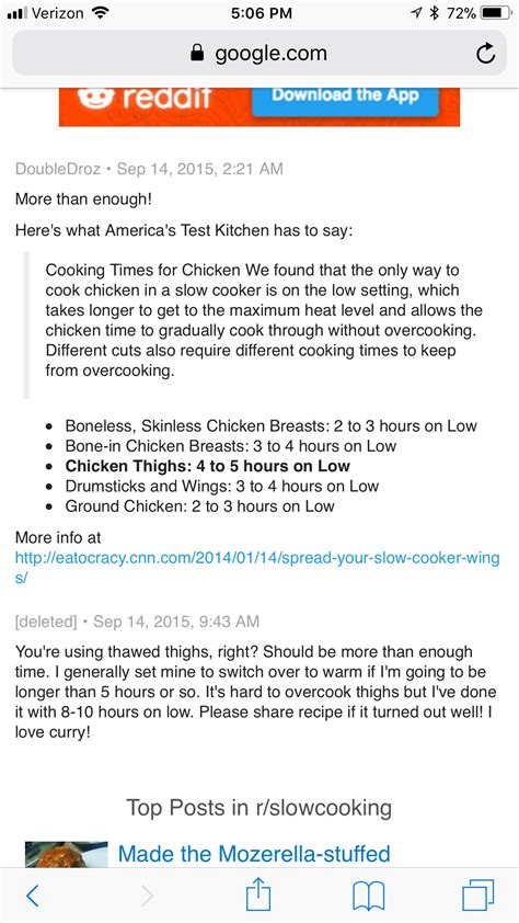 If your recipe requires cooking shreds in a crock pot, it would take a lesser amount of time as you don't need the heat to get inside the chicken. Chicken crock pot times/temps | Ways to cook chicken, How ...