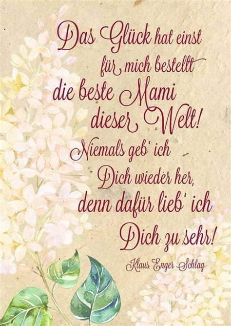 Eine mutter ist der einzige mensch auf der welt, der dich schon liebt, bevor er dich kennt. Muttertagsgedichte » 20 Muttertagssprüche zum Download ...