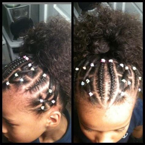 You section off areas, put a rubber band around them, and connect them all the way up. Pin by Dasha Sprouts on ♥♥ Hairstyles for Maddy ♥♥ ...