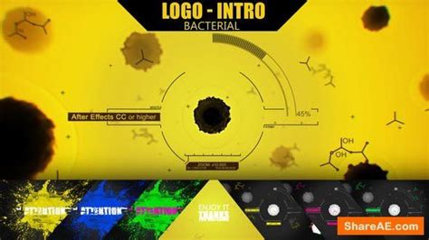 Weekly uploads of after effects intro templates for youtube channels. Videohive Bacterial Intro | Проекты