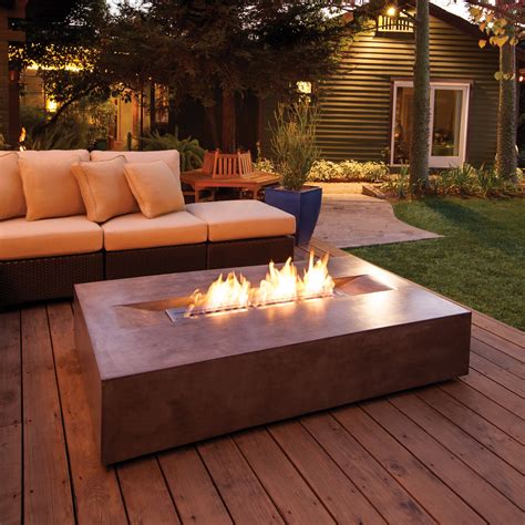 Maybe you would like to learn more about one of these? Brown Jordan Fires // Flo Fire Pit Coffee Table (Natural ...