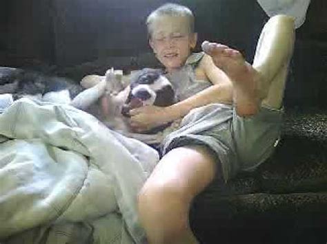Glory hole experience with young teens. kid vs. dog p3 - YouTube