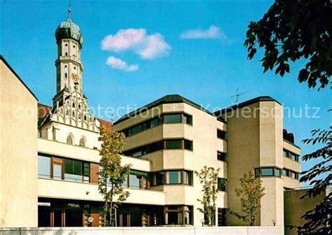 City boarding house am kö; AK / Ansichtskarte Augsburg Haus St. Ulrich Akadedemie und ...