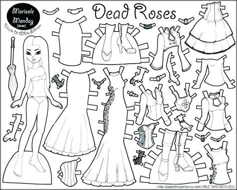 Clothes coloring pages can be useful for teachers and parents who cares about kids development coloring page resolution: Barbie Paper Doll Coloring Pages | Paper dolls clothing ...