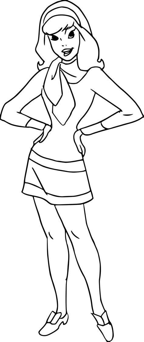 You can use our amazing online tool to color and edit the following scooby doo christmas coloring pages. Coloriage Daphne Scooby-Doo à imprimer