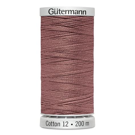 Here you'll find an array of thread options. Gutermann Sulky Cotton 12, Colour 1304, SHELL PINK, 200m ...