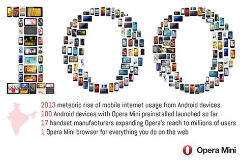 Preview the features planned for release in opera browser, right as we are working on the final touches. Opera partners with 7 more Indian OEMs to pre-install Opera Mini browser on Android devices ...