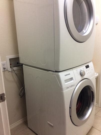 Mobile home washer and dryer. Samsung 27 in. Washer and Dryer Stacking Kit SKK-7A at The ...