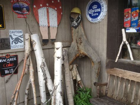 Alongside an assortment of the finest regionally produced snacks and wine. Wood with Genitalia | Gift shop, Halfway inn, Fairbanks