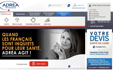 Insurance france its 27 main executives. mutuelle adrea, offre et espace adhérent en ligne