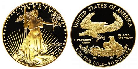 What's the price of an ounce of gold today. 1990 W American Gold Eagle Bullion Coins MCMXC - Proof $50 One Ounce Gold: Value and Prices