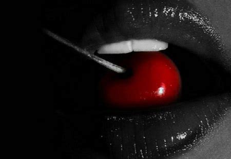 Lips hd wallpapers, desktop and phone wallpapers. Cherry Red Lips - Models Female & People Background ...