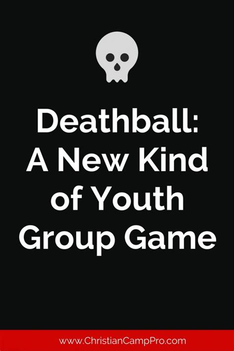 Instead of going around in a circle innocently tapping people on the head and saying duck, duck, goose, you go around in a circle dribbling water on everyone's heads until. Deathball - A New Kind of Youth Group Game - Christian ...