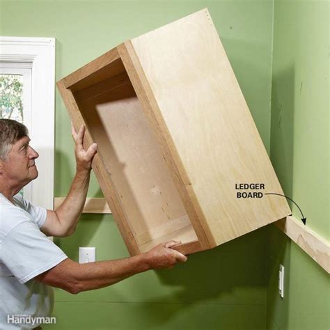 Every 12″x12″ span of 1/2″ drywall can hold 40lb in pull out load, as if you were. How to Install Cabinets Like a Pro (With images ...