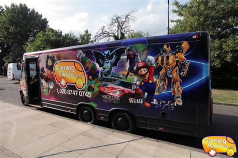 Mobile video game truck | la, san fernando valley, orange county. Gaming Party Bus, 309-317 Chiswick High Road, London, W4 4HH