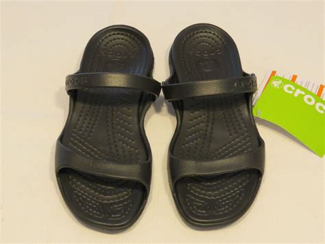 Check spelling or type a new query. Crocs Cleo Black Black Relaxed Fit Sandal Womens W 7 ...