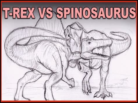 Drawing and coloring spinosaur vs triceratops. Spinosaurus Vs T Rex Coloring Pages - Idalias Salon