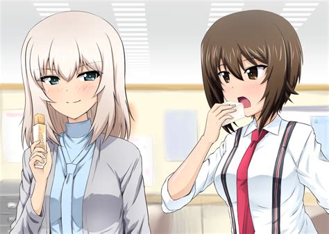 Erika is a second year student from kuromorimine girls academy. itsumi erika, nishizumi maho, and toda erika (girls und ...
