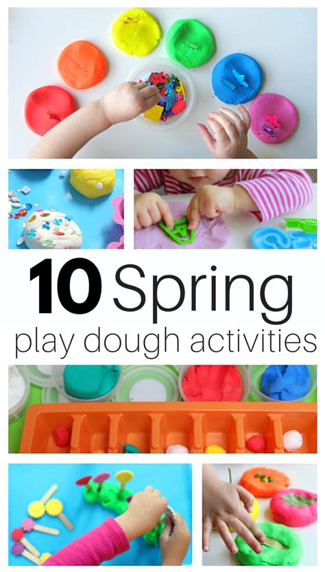 As with toddlers, it's best to this indoor physical activity is perfect for preschoolers, particularly for those four years old and up. Spring Play Dough Activities For Preschool | Masillas ...