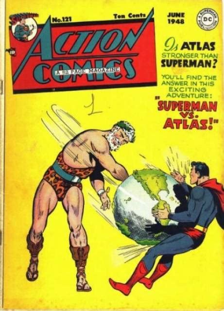 How did you get her to marry you? Action Comics #121 - Is Atlas Stronger Than Superman? You ...