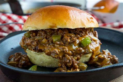 Add all the ingredients (except for the cheese and buns) to the slow cooker and cook on low for 4 hours. Philly Cheesesteak Sloppy Joes - Closet Cooking