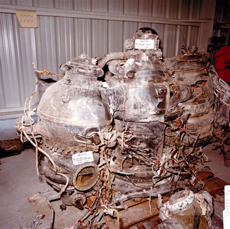 Sitting on the right side of the flight deck, smith. Challenger Explosion - Recovered Main Engines