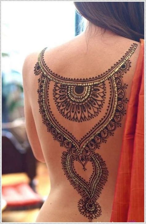 You can have a great design on your back and make it attractive and meaningful. Full Body Mehndi Designs | Indian Full Body Mehndi Pics ...