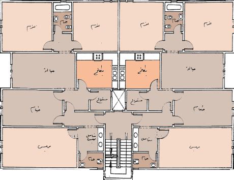 خريطة بيت دور واحد مساحه 186 متر مربع arab arch. نماذج فلل دوبلكس,فلل بيت العمر دوبلكس,مخططات فلل الدوبلكس ...