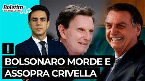 A informação causou desconforto no meio. Bolsonaro morde e assopra Crivella - YouTube