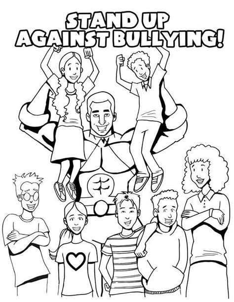 Make you have what you search. Bullying Coloring Pages - Coloring Home