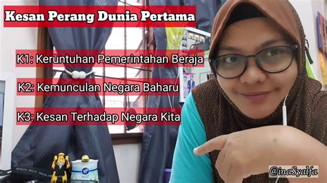 Meskipun perang dunia pertama sering diketengahkan sebagai perang eropah, namun medan peperangan menganjur sehingga timur tengah, negeri syams (sebelum lahirnya palestin, syria dan jordan), mesopotamia. Sejarah (KSSM) T4: Perang Dunia Pertama ~ part 2 - YouTube