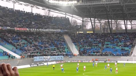 Away fans are allocated a good portion of tickets, ensuring the atmosphere is always fantastic. RB Leipzig vs. Hansa Rostock 23.11.2013 - YouTube