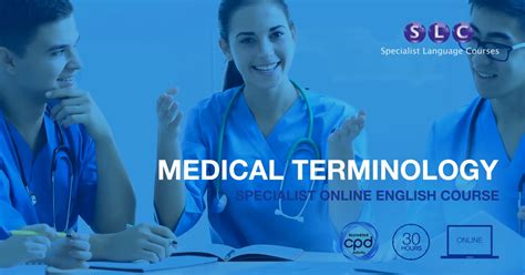 Medical terminology training course, level 2 and 3 amspar accredited with a city and guilds qualification. SLC's Medical Terminology course accredited by the CPD ...