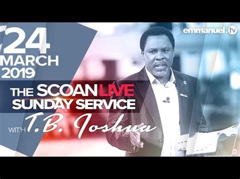 Anointing is the ritual act of pouring aromatic oil over a person's head or entire body. Emmanuel.TV Live Sunday Service with Prophet TB Joshua 24 ...