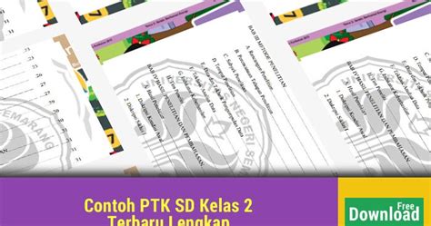Namun, pada dasarnya pada usia sd yang lain. Contoh Ptk Sd Kelas 2 Terbaru Lengkap