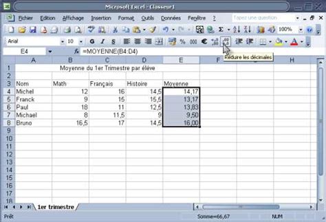 Comment calculer rapidement une moyenne avec Excel - Astuces logiciels ...