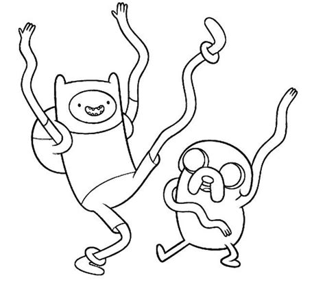 Get your crayons ready for this finn and jake coloring page. adventure time coloring pages | Adventure Time Finn And ...