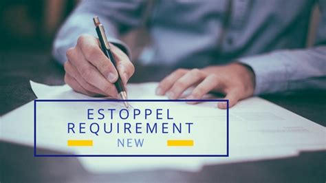 For example, the misleading actions of an agent of the insurance company result in the insured being estopped from. New Estoppel Requirement Effective July 1, 2017 - Dania ...