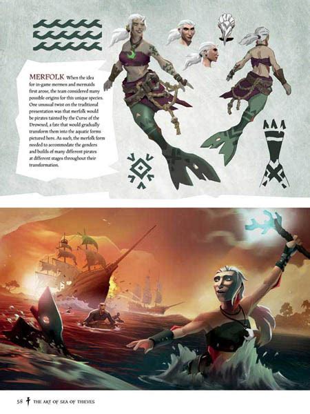 The original product's poster map is scanned in sections and included in the back of the pdf and printed softcover. Adventure Game art book The Art of Sea of Thieves [PDF ...